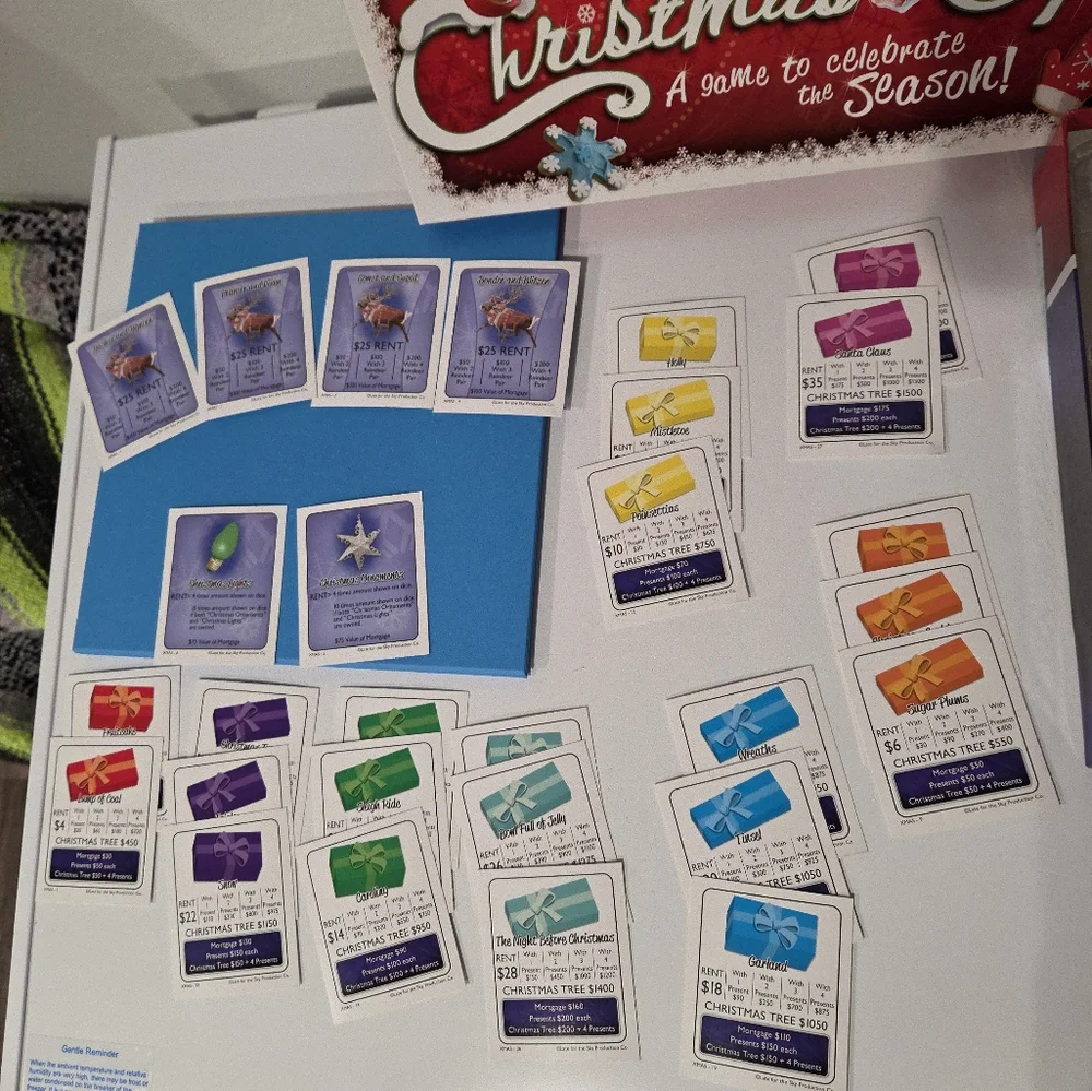 Christmas-Opoly Board Game